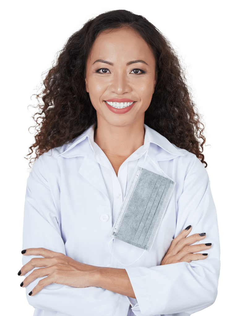 Smiling professional